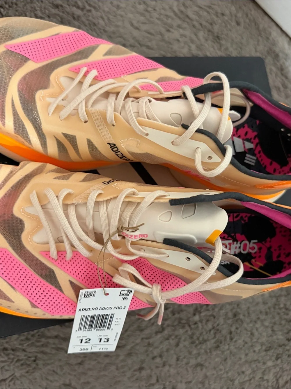 adidas Adizero Adios Pro 2 size 12 men NYC 2021 Deadstock!!
